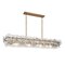 Maxim Lighting Loren 54'' Linear Chandelier, Weathered Brass 21826TCWBR - alternate 1